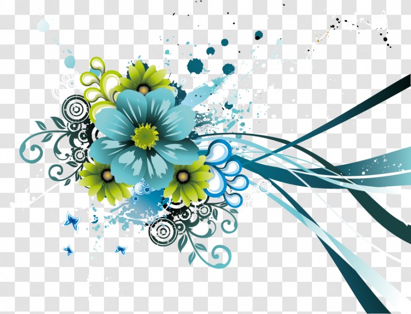 Flower Desktop Wallpaper - Organism - Floral Vector Transparent PNG
