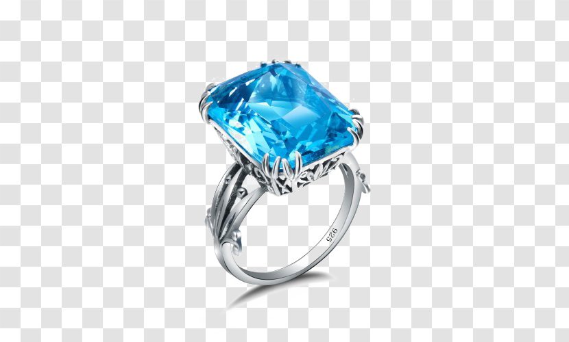 Turquoise Sapphire Ring Silver Topaz - Fashion Accessory Transparent PNG