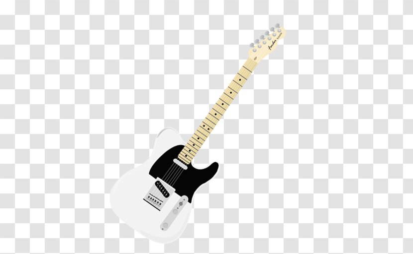 Electric Guitar Fender Stratocaster - Acoustic - Electrical Transparent PNG