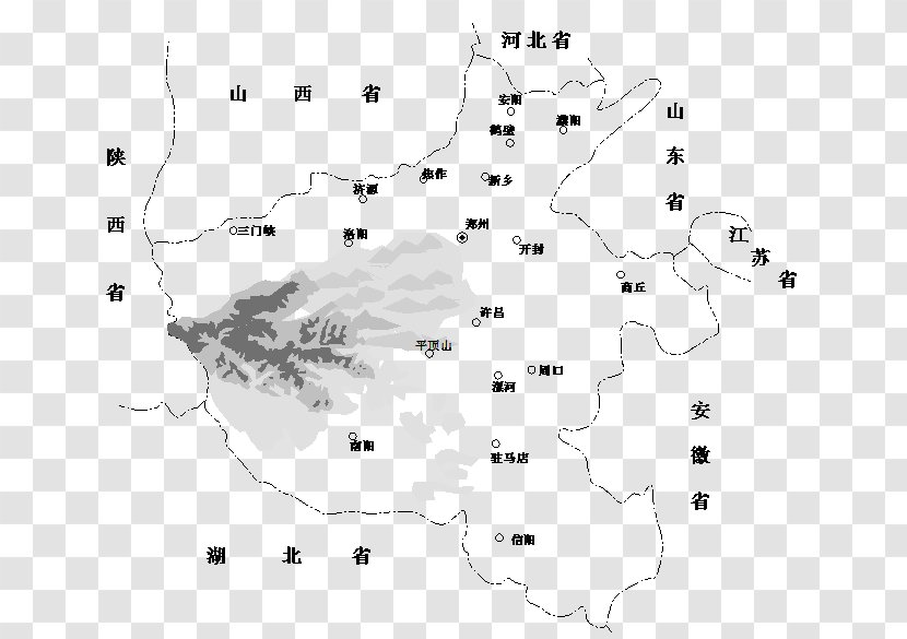 Mt.Funiushan Nanyang Basin Xiong'er Shan Qin Mountains - China - Mountain Creative Transparent PNG