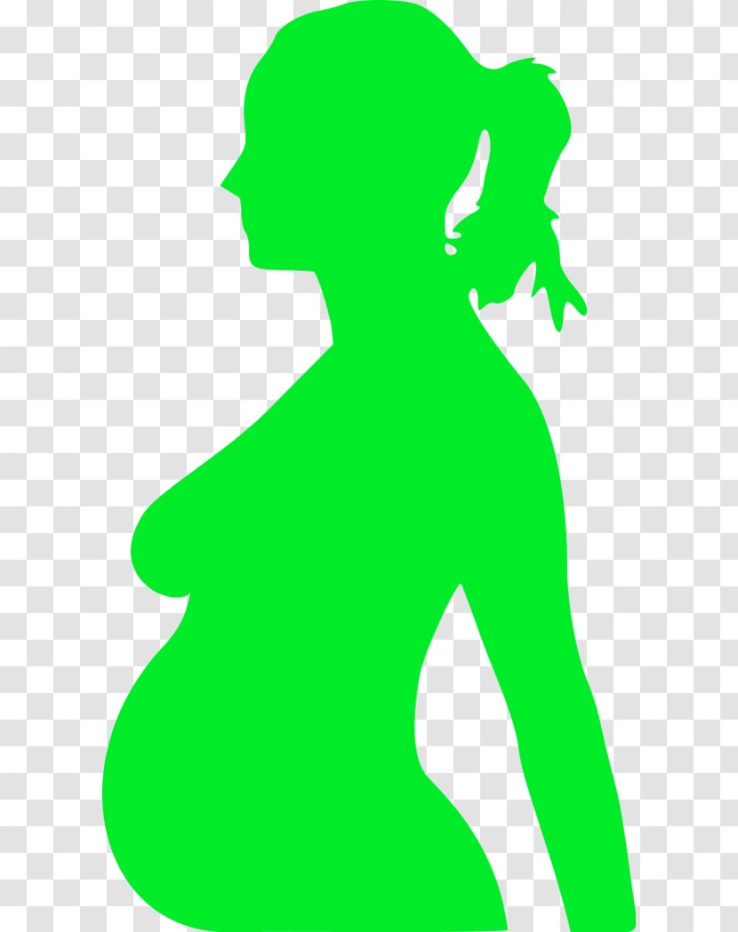 Pregnancy Woman Ovulation Clip Art - Human Behavior - Silhouette Of Pregnant Clipart Transparent PNG