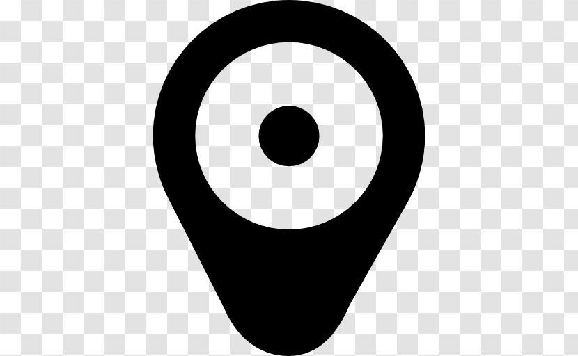Map - Black And White - Symbol Transparent PNG