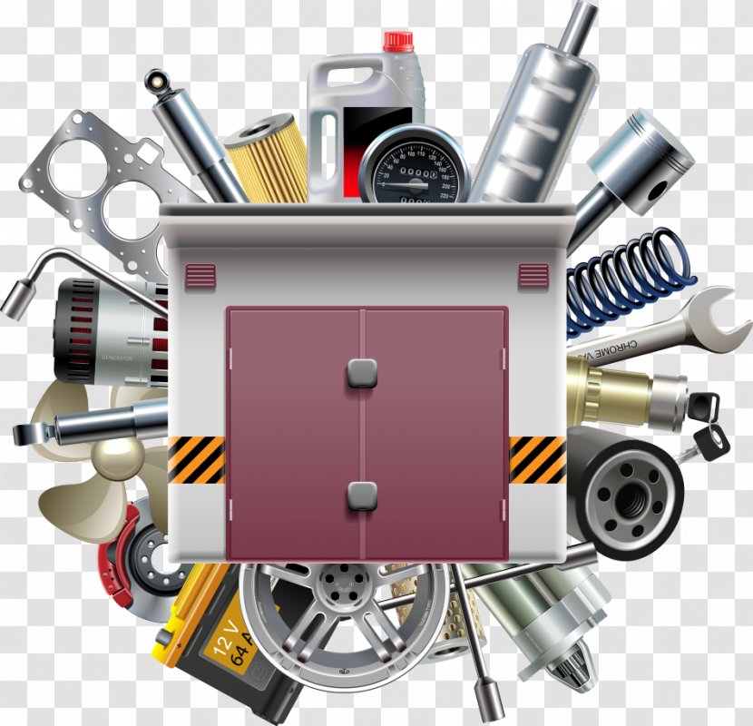 Car Euclidean Vector Stock Illustration - Spare Part - Garage And Parts Transparent PNG