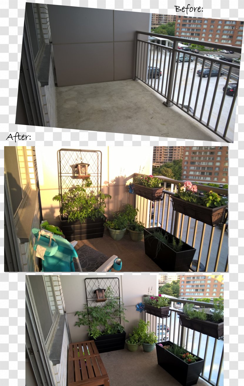 Balcony Garden Fence Porch Patio - Yard Transparent PNG