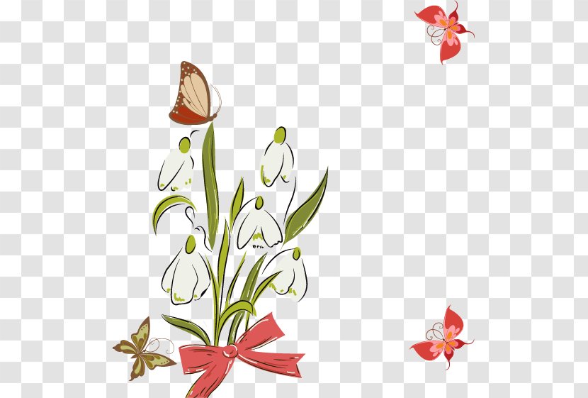Easter Array Data Structure Child Floral Design - Flora - Cute Butterfly Vector Image Transparent PNG