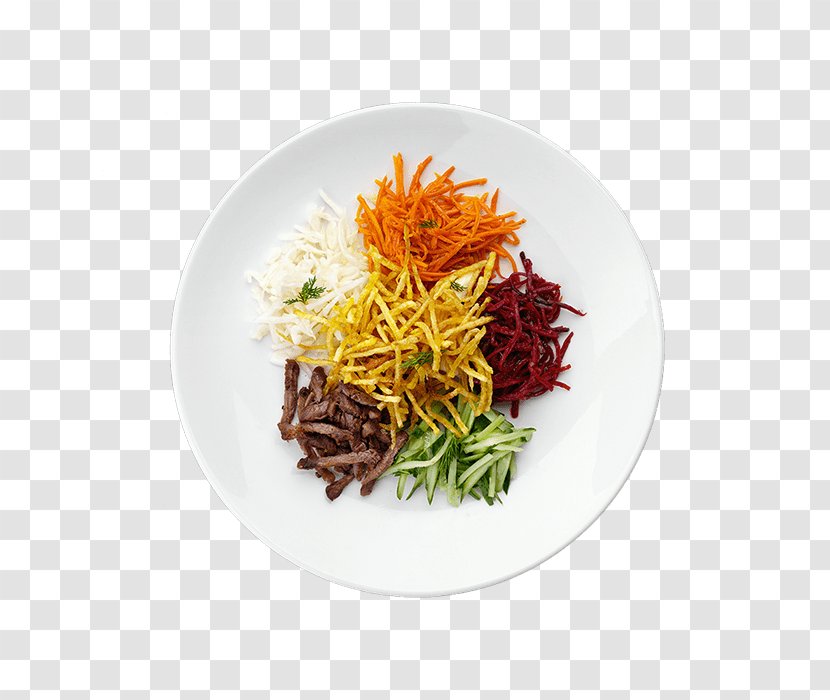 Salad Namul Vegetable Roast Beef Meal Transparent PNG