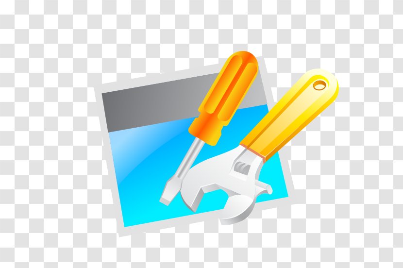 Paint Roller Material Yellow - Color Cartoon Toolbox Transparent PNG