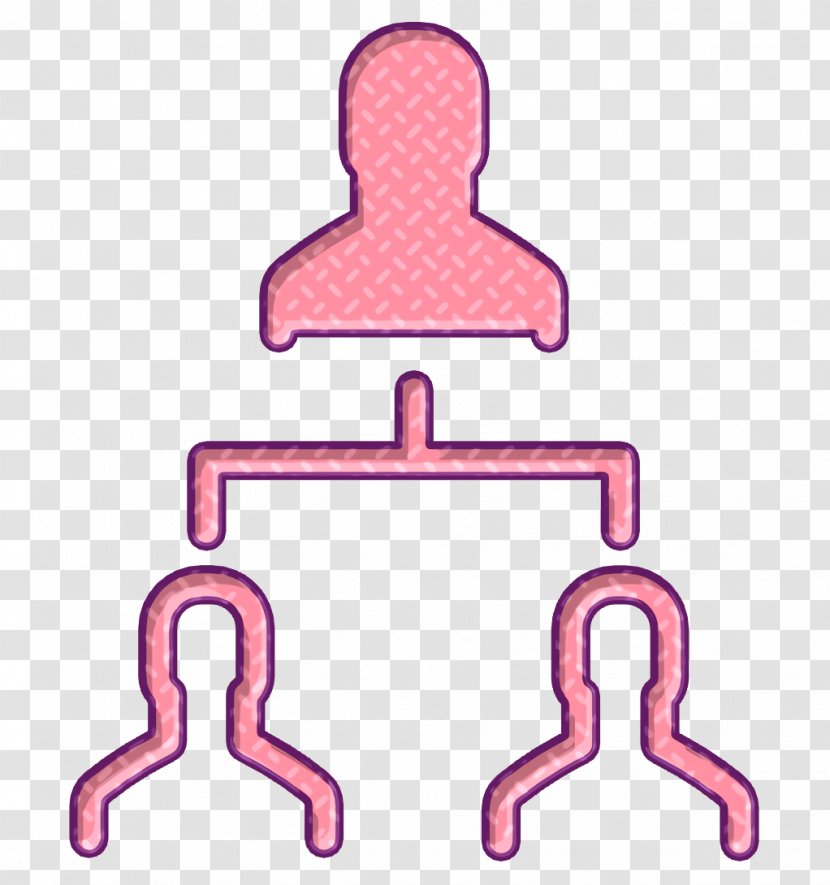 Boss Icon Business Set Hierarchical Structure - Thumb Finger Transparent PNG