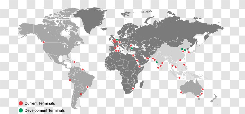 World Map Globe Vector Graphics - Dubai Location Transparent PNG
