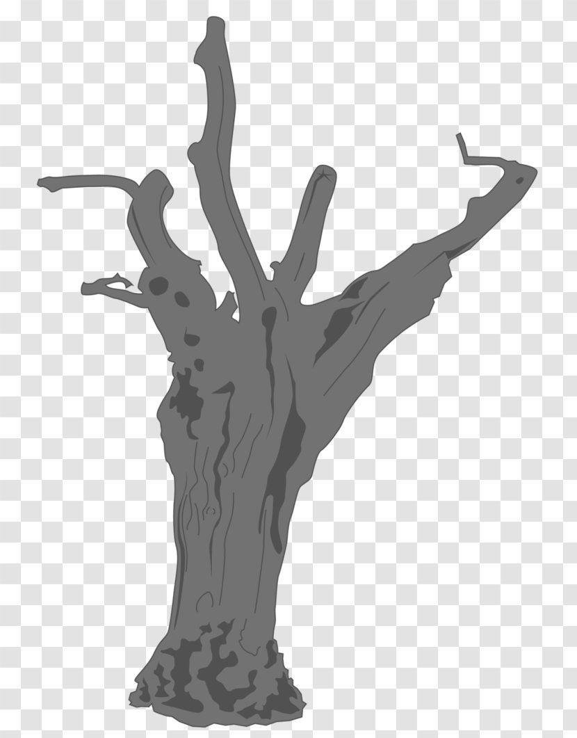 /m/083vt Black Silhouette White - Hand - Leafless Tree Transparent PNG