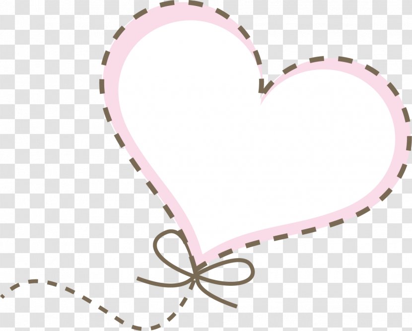 Heart-shaped Dotted Line - Heart - Tree Transparent PNG