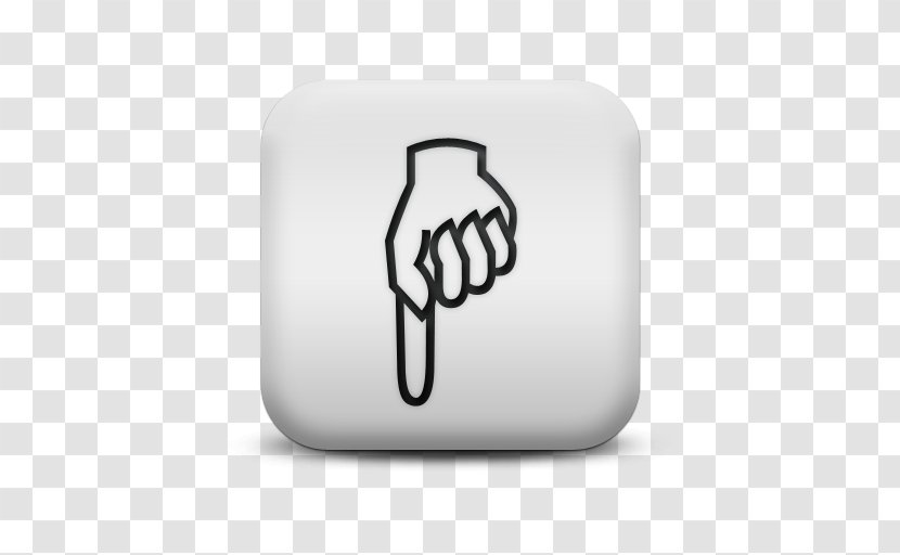 Hand Index Finger Clip Art - Arrow Pointing Down Transparent PNG