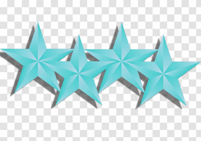 Turquoise Symmetry Origami STX GLB.1800 UTIL. GR EUR Star - Aqua Transparent PNG