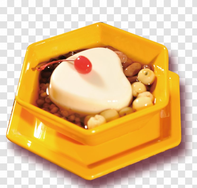 Ice Cream Mandelte Annin Tofu Almond Milk Mooncake - Cuisine - Dessert Transparent PNG