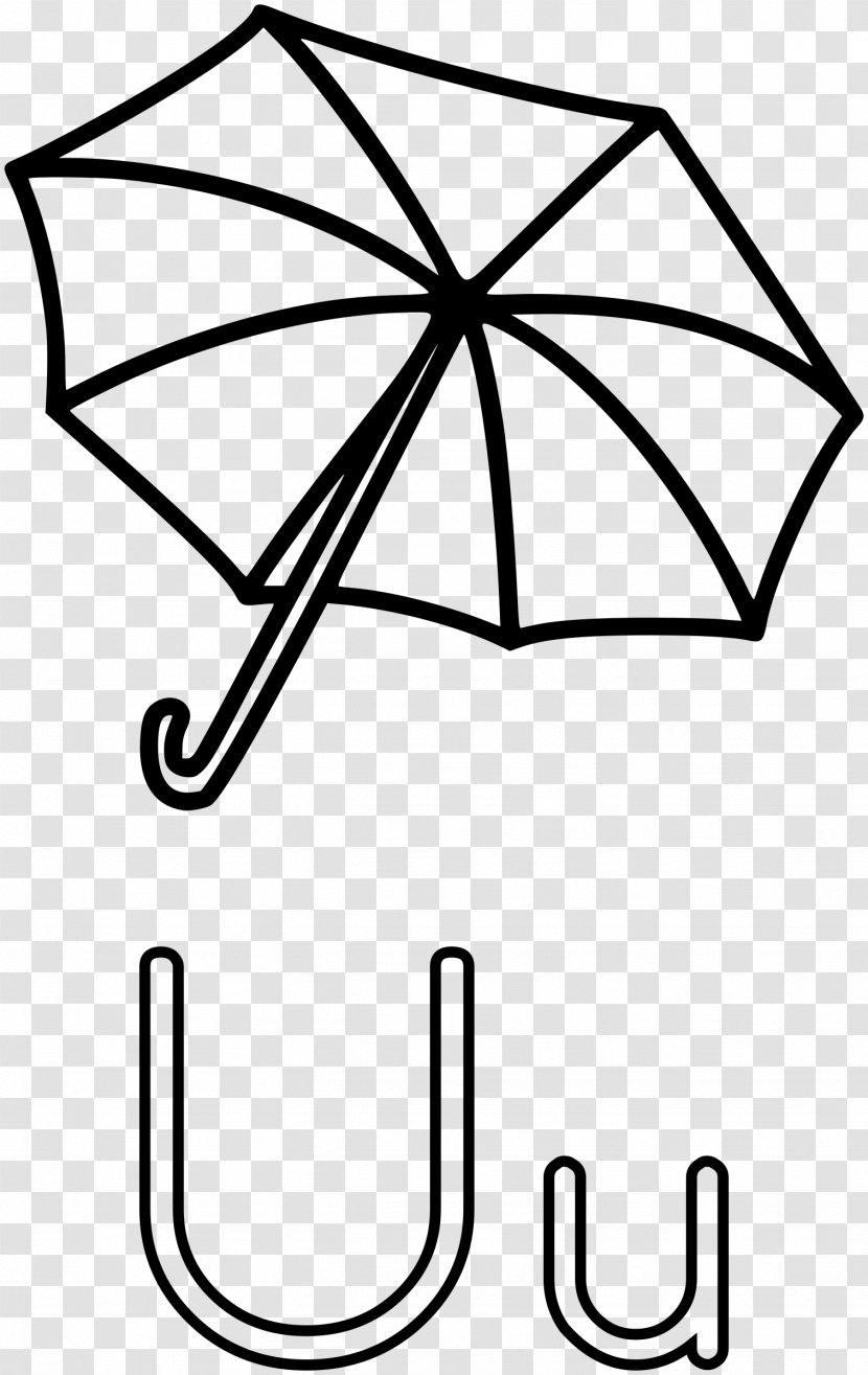 Line Art Umbrella Black-and-white Coloring Book - Blackandwhite Transparent PNG