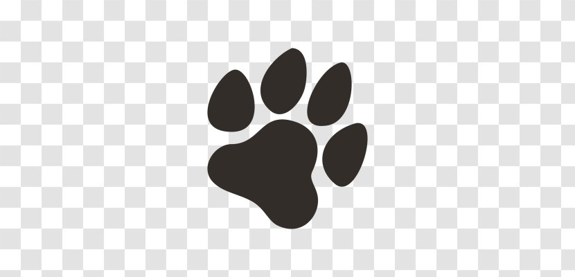 Dog Paw Cat Logo - Black Transparent PNG