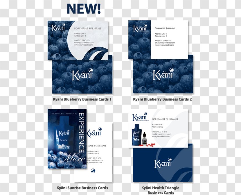 Business Cards Kyäni Logo Visiting Card - Advertising - Templets Transparent PNG