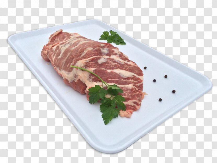 Sirloin Steak Black Iberian Pig Prosciutto Bresaola Roast Beef - Ham Transparent PNG