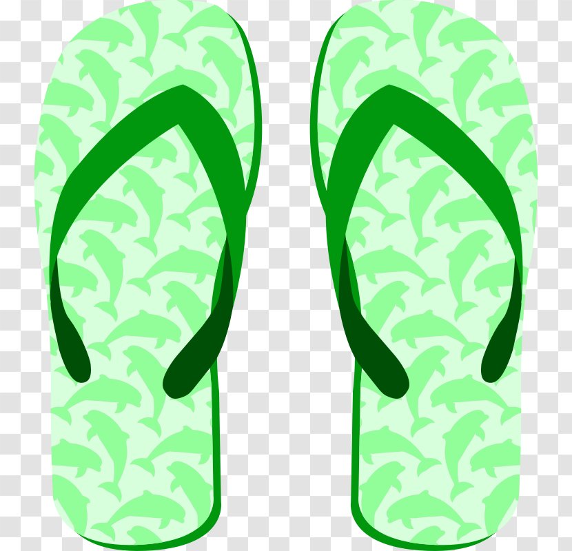 Flip-flops Slipper Shoe Clip Art - Clog - Flip Flops Transparent PNG
