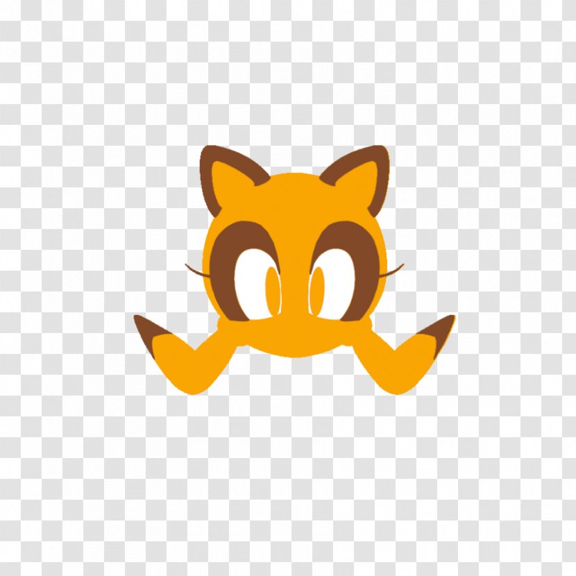 Whiskers Sonic Rush Adventure Cat Marine The Raccoon - Yellow Transparent PNG
