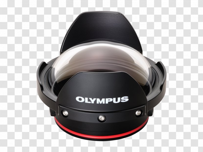 Olympus M.Zuiko Digital ED 8 Mm F/1.8 Fisheye Pro Camera Lens PPO-EP02 Dome Port For Select M.ZUIKO DIGITAL Lenses, To Use Photo, Spherical Transparent PNG
