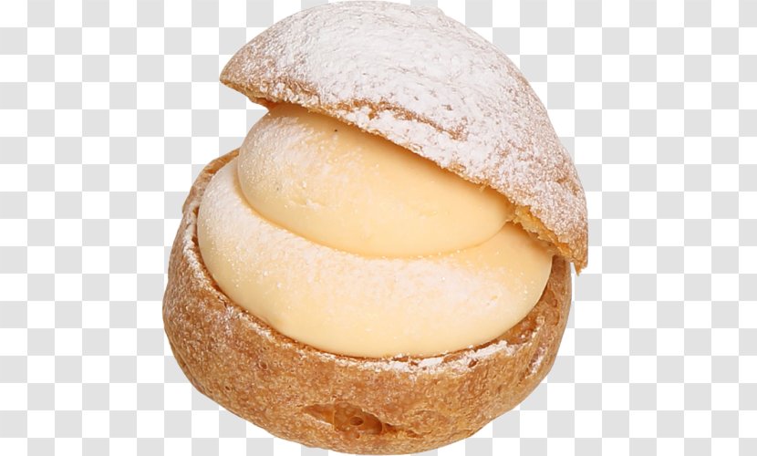 Profiterole Cream Choux Pastry Powdered Sugar Malasada - Flavor - Puff Transparent PNG