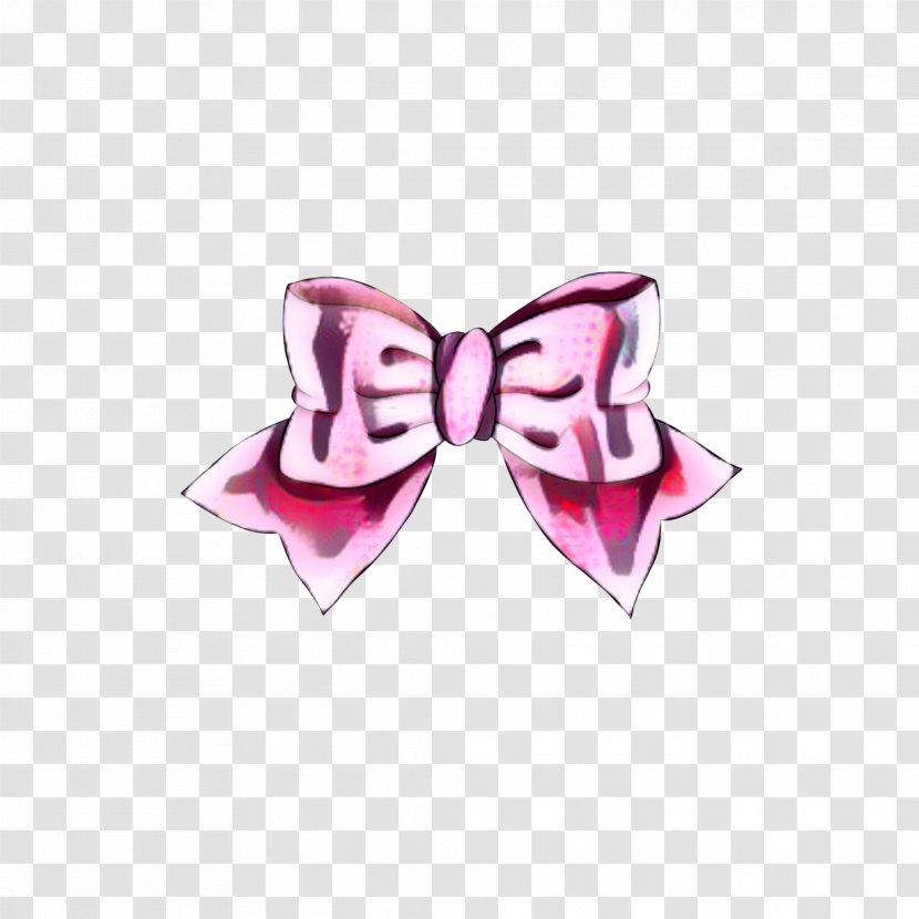 Bow Tie - Magenta - Wing Hair Accessory Transparent PNG