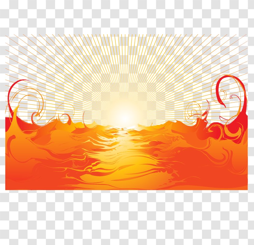 Sunrise Wallpaper - Shutterstock - Spectacular Vector Image Transparent PNG