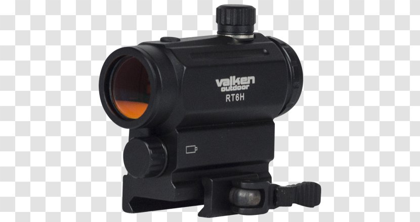 Red Dot Sight Telescopic Reflector Airsoft - Firearm - Weaver Rail Mount Transparent PNG
