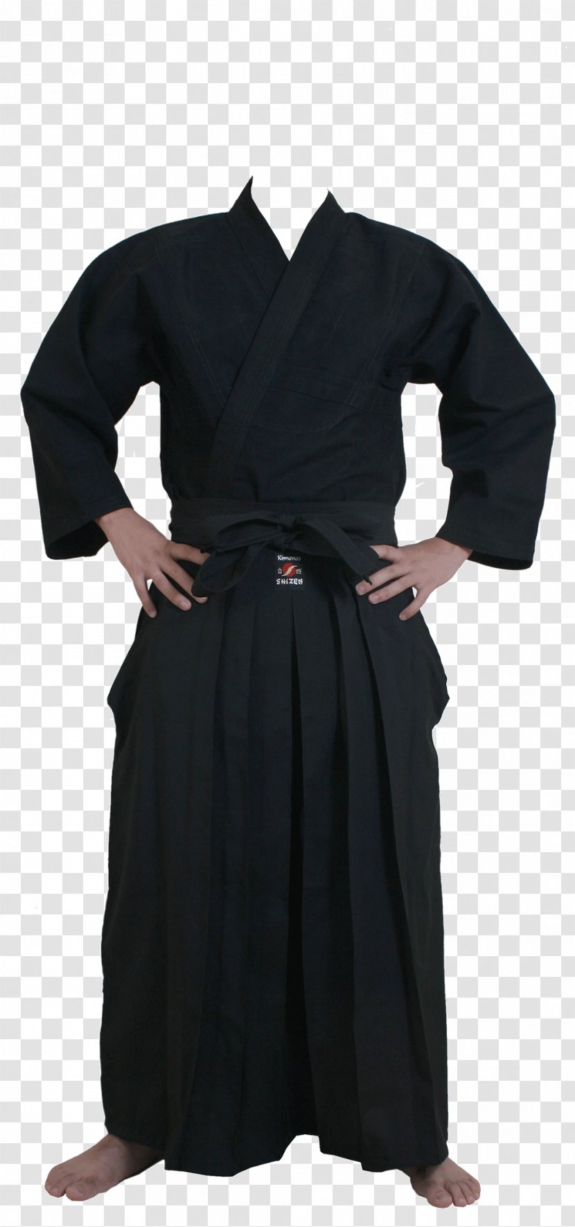 Kimonos Shizen Robe Dress Sleeve - Collar Transparent PNG