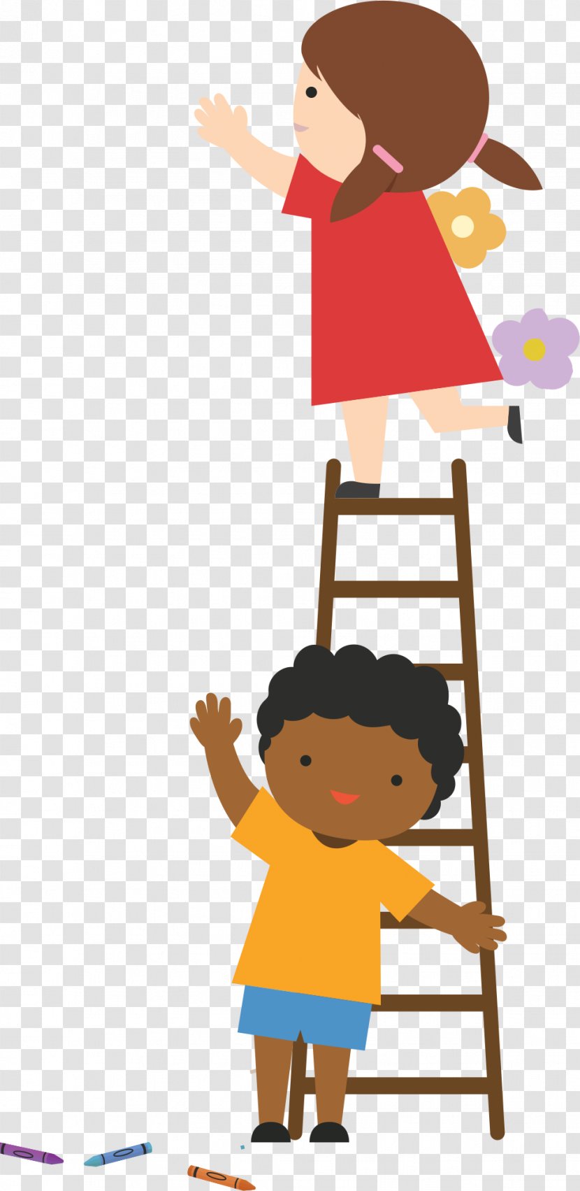Child Toddler Clip Art - Ladder Transparent PNG
