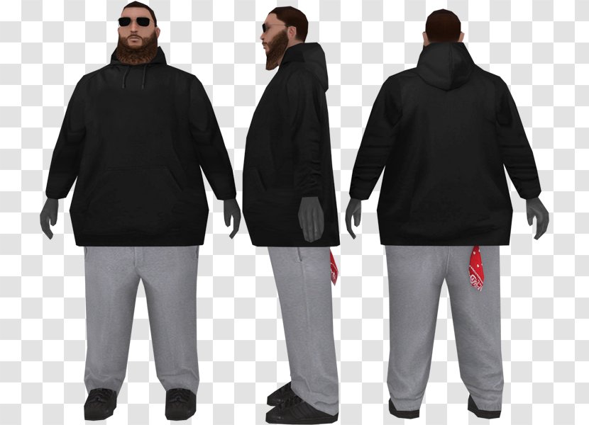 Hoodie Grand Theft Auto: San Andreas Multiplayer Clothing Los Santos - Sleeve - Daniela De Transparent PNG