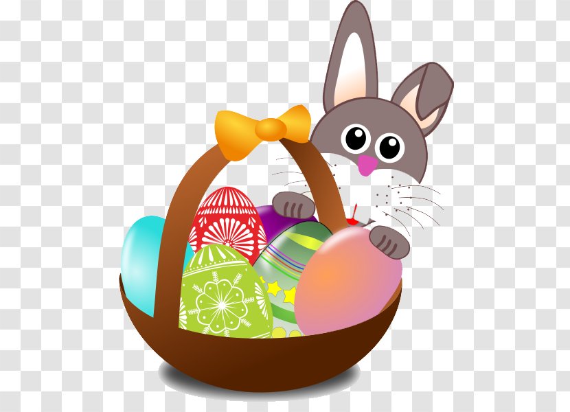 Easter Bunny Parade Basket Egg Hunt - Scrapbooking - Transparent Images Transparent PNG