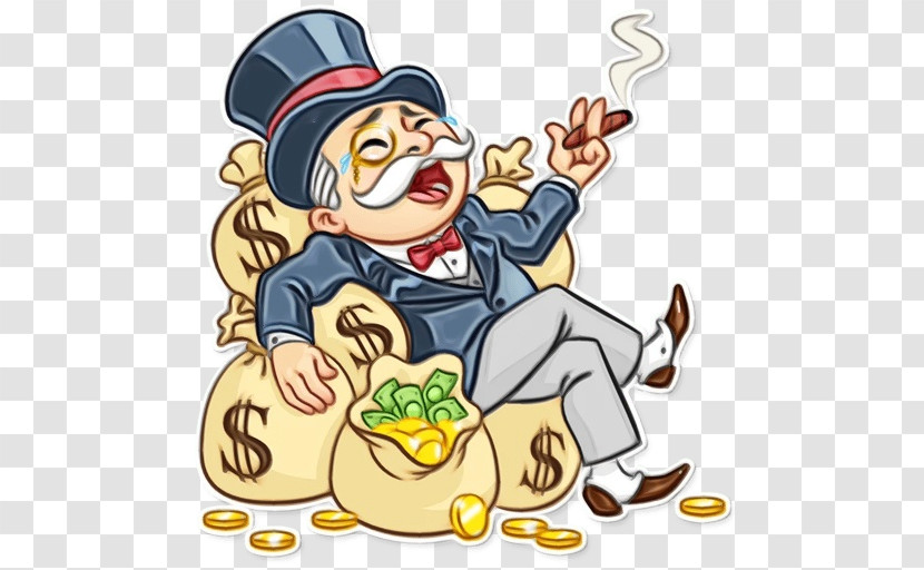 Monopoly Rich Uncle Pennybags Cartoon Drawing Street Art Transparent PNG