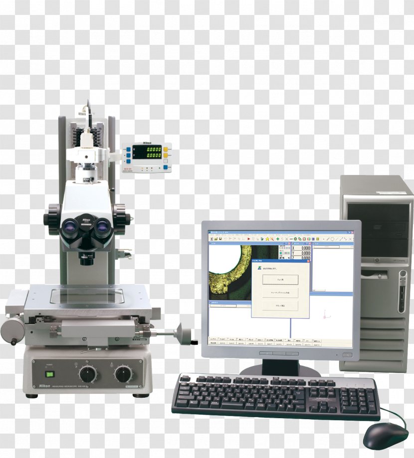 Microscope Measurement Nikon Coordinate-measuring Machine Accuracy And Precision - Scientific Instrument Transparent PNG