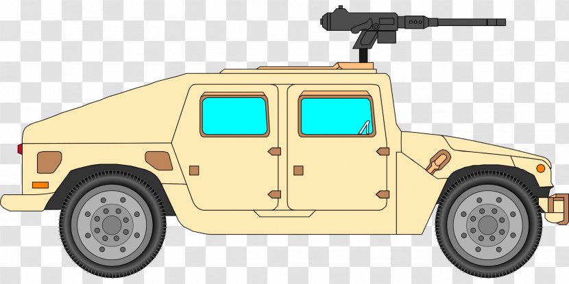 Humvee Car Hummer H1 Clip Art - Transport - Military Transparent PNG