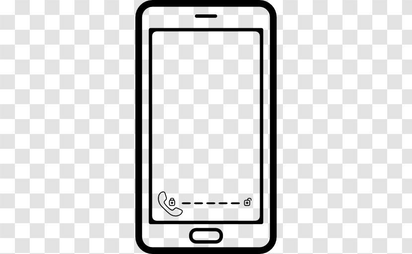Telephone IPhone Smartphone Clip Art - Iphone Transparent PNG