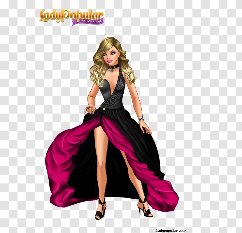 Lady Popular Fashion Clothing Model Transparent PNG