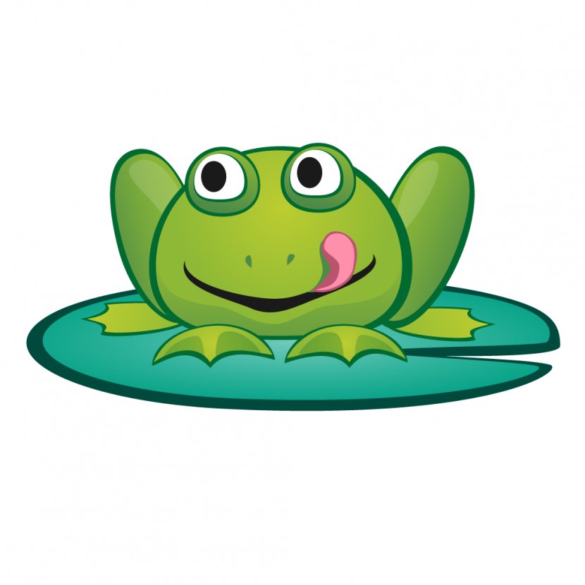 Frog Jumping Lily Animation Clip Art - Ranidae Transparent PNG