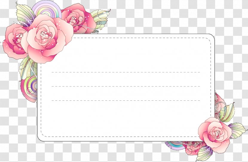 Rosa Mystica Vintage Roses: Beautiful Varieties For Home And Garden Pink Paper - Frame - Rose Transparent PNG