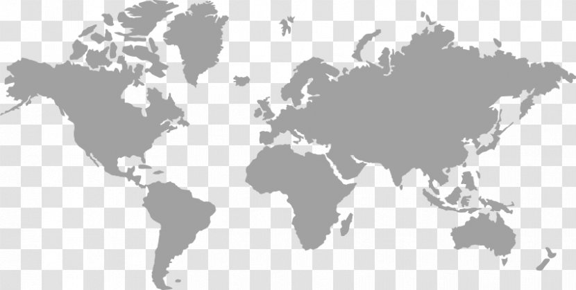 World Map Vector Graphics Stock Photography - Black And White - Salt Cave Transparent PNG