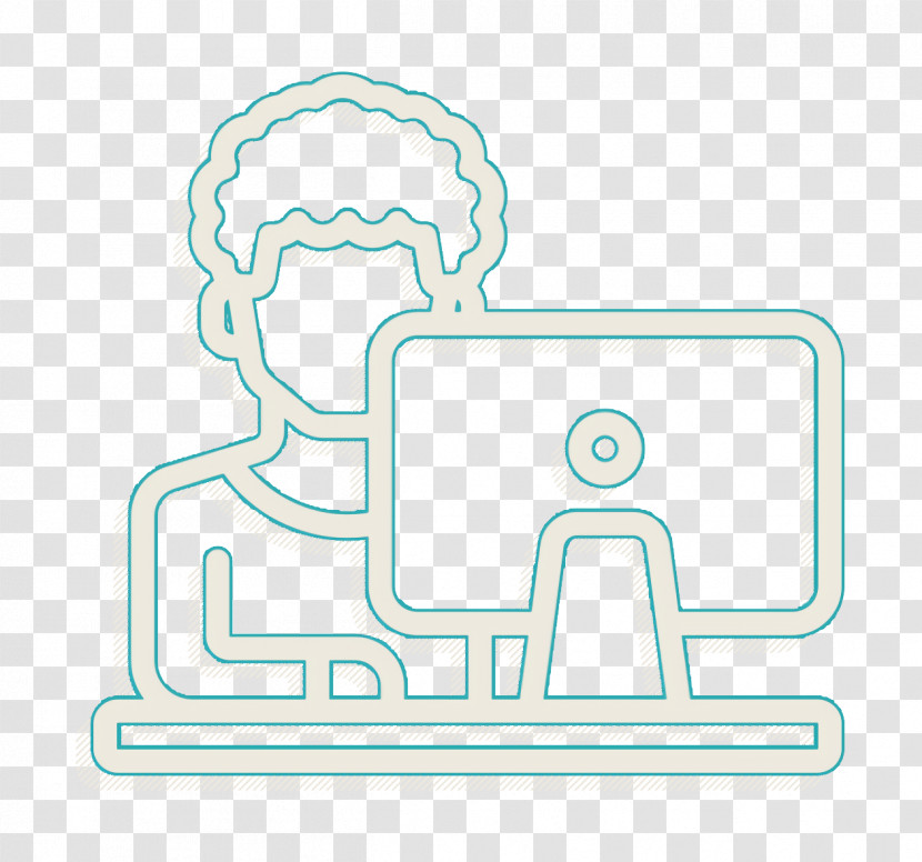 Student Icon Laptop Icon E-learning Icon Transparent PNG