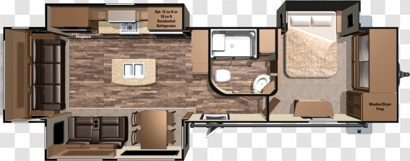 Campervans Caravan Floor Plan House Trailer - Price Transparent PNG