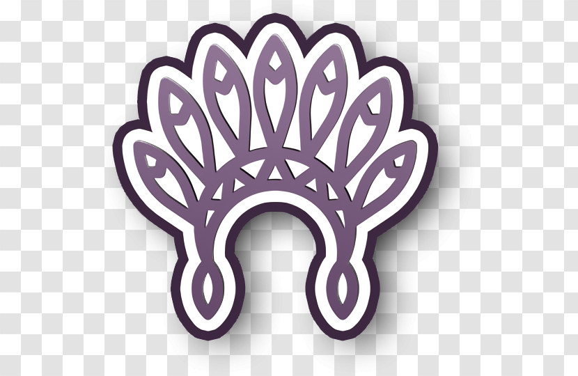 American Indigenous Signals Icon Indian Headdress Icon Ornament Icon Transparent PNG