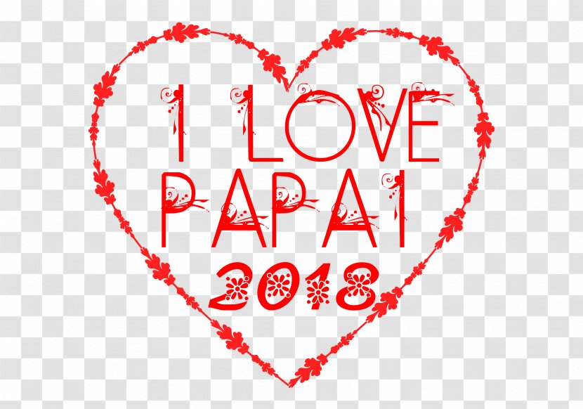 2018 Dia Dos Pais - Heart - Fathers Day In Brazil.Others Transparent PNG