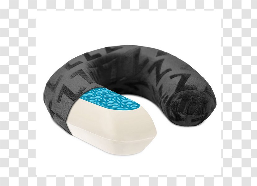 Memory Foam Pillow Mattress Protectors Cushion - Aqua - Neck Transparent PNG