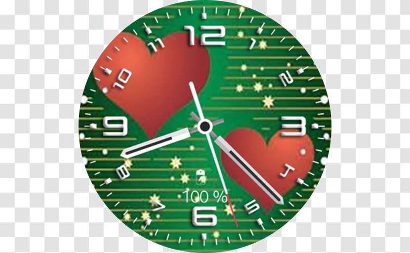 Green Clock - Wall - Samsung S3 Transparent PNG