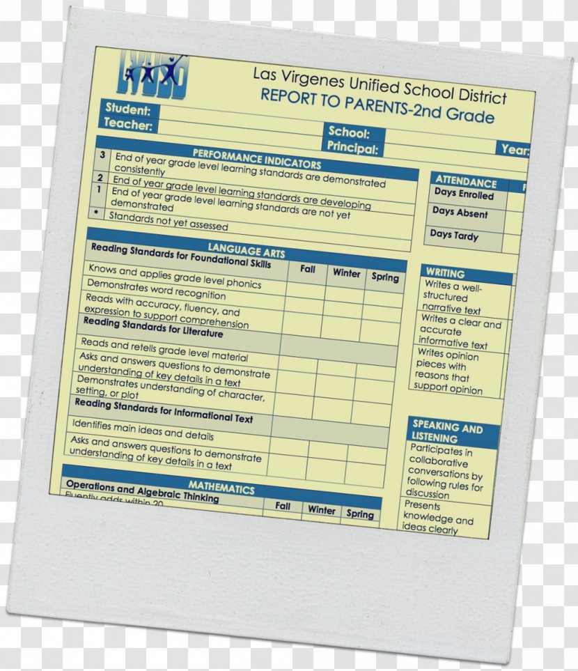 Las Virgenes Unified School District Report Card Student Elementary - Grading In Education - New Students Enrolled Transparent PNG