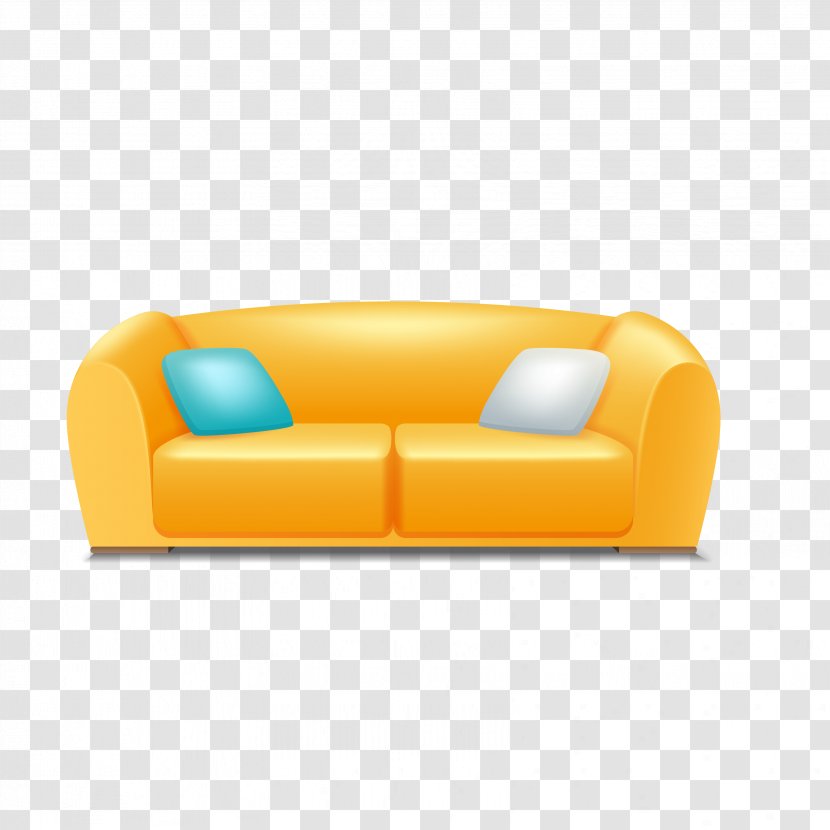 Couch Table Interior Design Services Furniture - Gratis - Yellow Sofa Transparent PNG