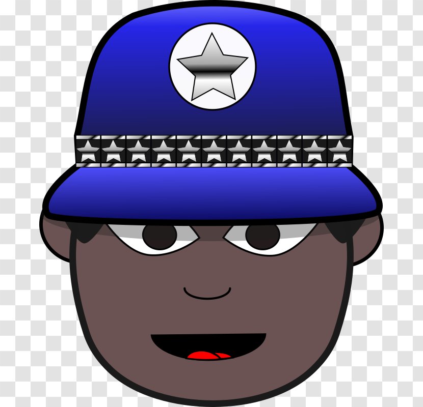 Police Officer Clip Art - Smile - Ginkgo Clipart Transparent PNG